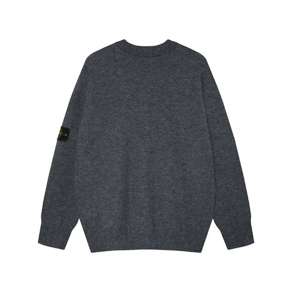Stone Island Gray Button-Up Sweater - Picture 2 of 2